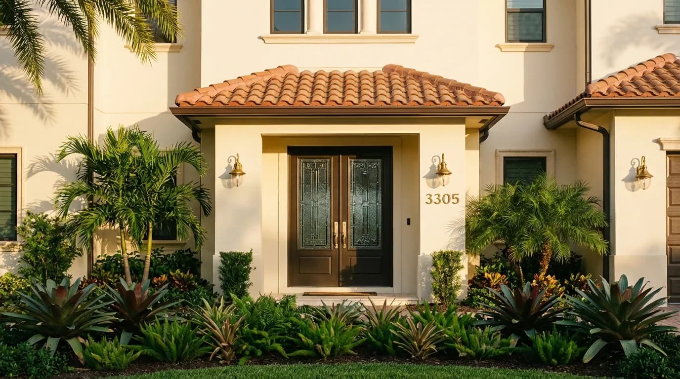 Impact-resistant door installation in South Florida