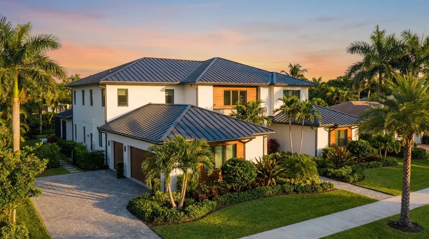 Professional roof installation in South Florida