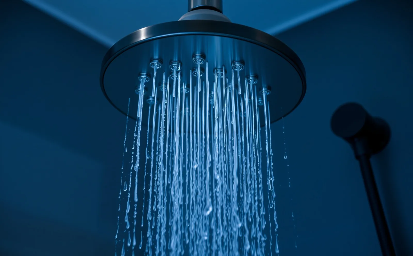 Grab bars and curbless entry — aging in place done right Haven bathrooms in Aventura, FL — frameless glass shower door installed with brushed nickel hardware