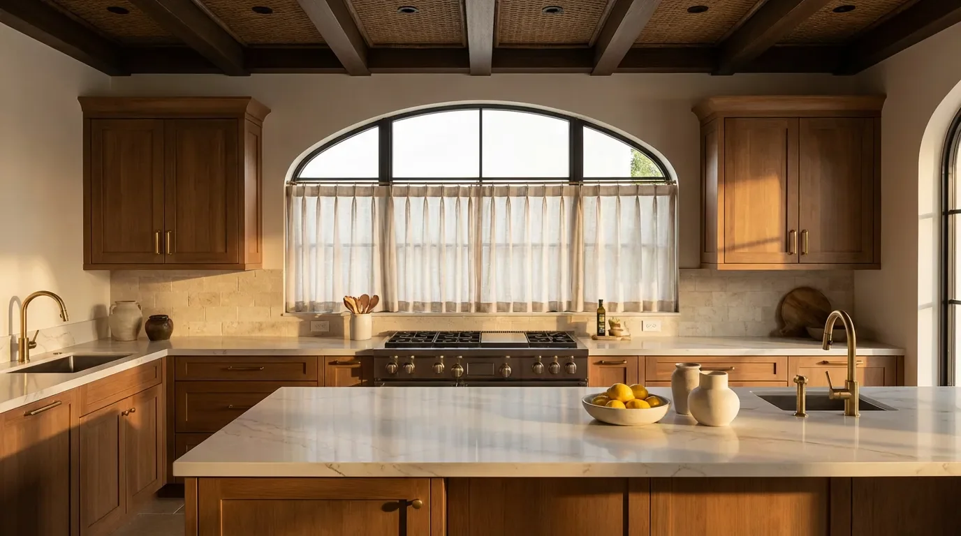 Quartz slab and custom cabinetry installed in a Palm Beach kitchen Quartz slab and custom cabinetry installed in a Palm Beach kitchen — Haven Home Remodeling Group, Miami, FL