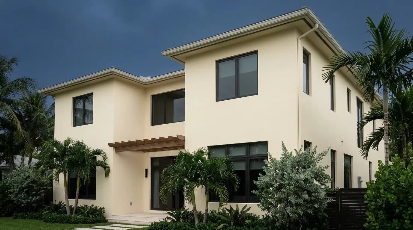 COOLWALL's ceramic matrix reflects infrared heat before it enters the wall. COOLWALL's ceramic matrix reflects infrared heat before it enters the wall — Haven Bathrooms & Roofing, Miami, FL