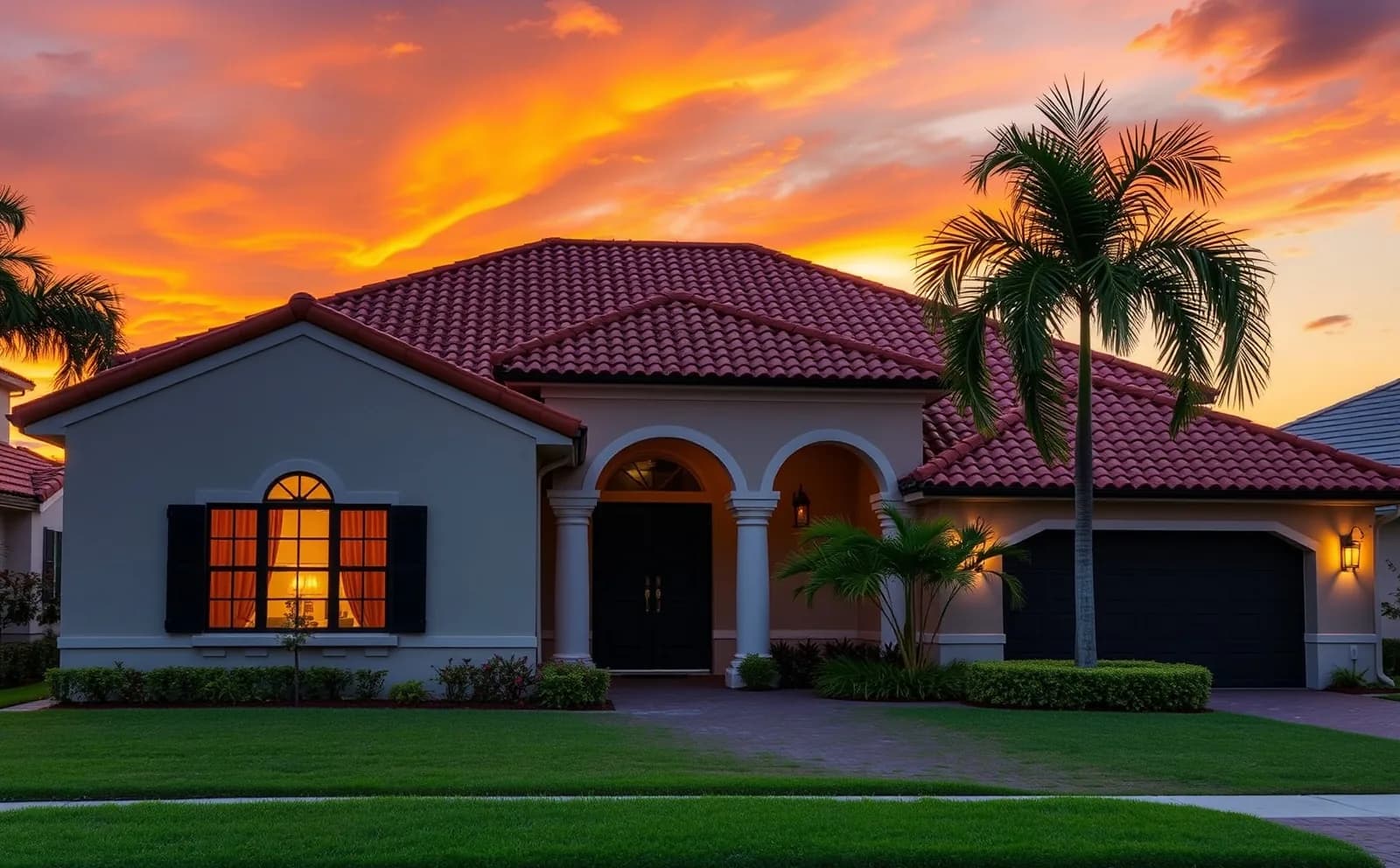Standing Seam Metal Roofing in East Hialeah Haven roofing project in Hialeah, FL — completed roof with clean ridge caps and proper drip edge