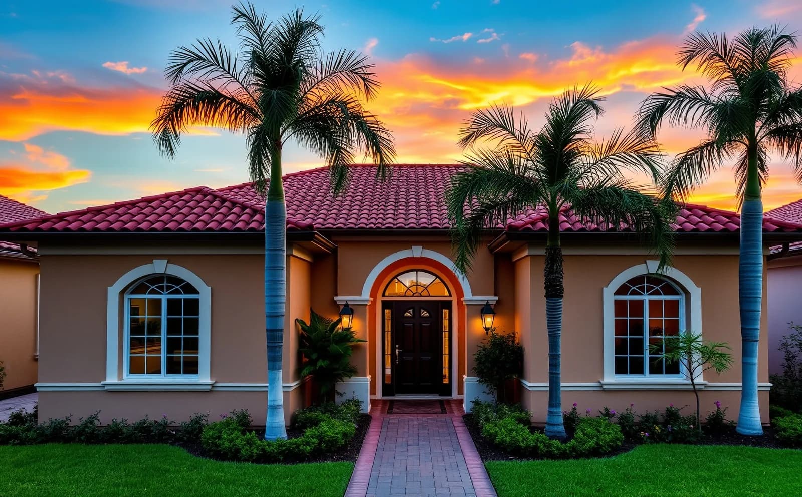 Haven installs Miami-Dade NOA-approved self-adhering underlayment on every Homestead roof replacement — a non-negotiable requirement under the Florida Building Code's HVHZ standards. Haven roofing project in Homestead, FL — completed roof with clean ridge caps and proper drip edge